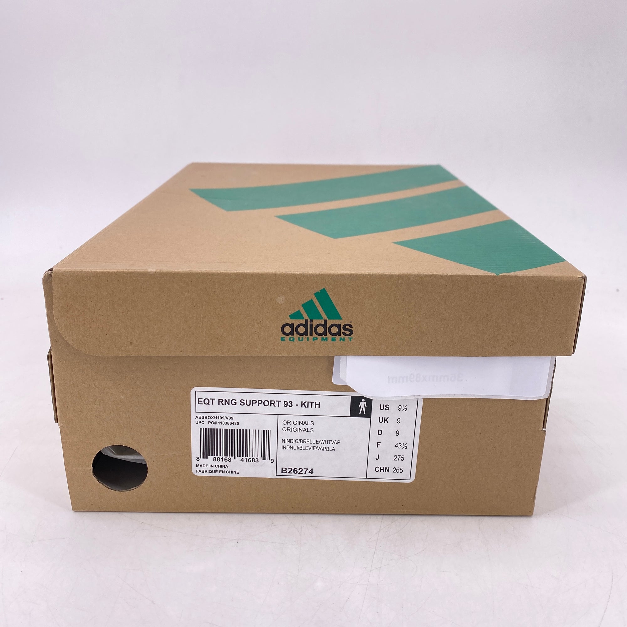 Adidas EQT Support 93&#39; &quot;Ronnie Fieg Nyc Bravest&quot; 2014 New Size 9.5