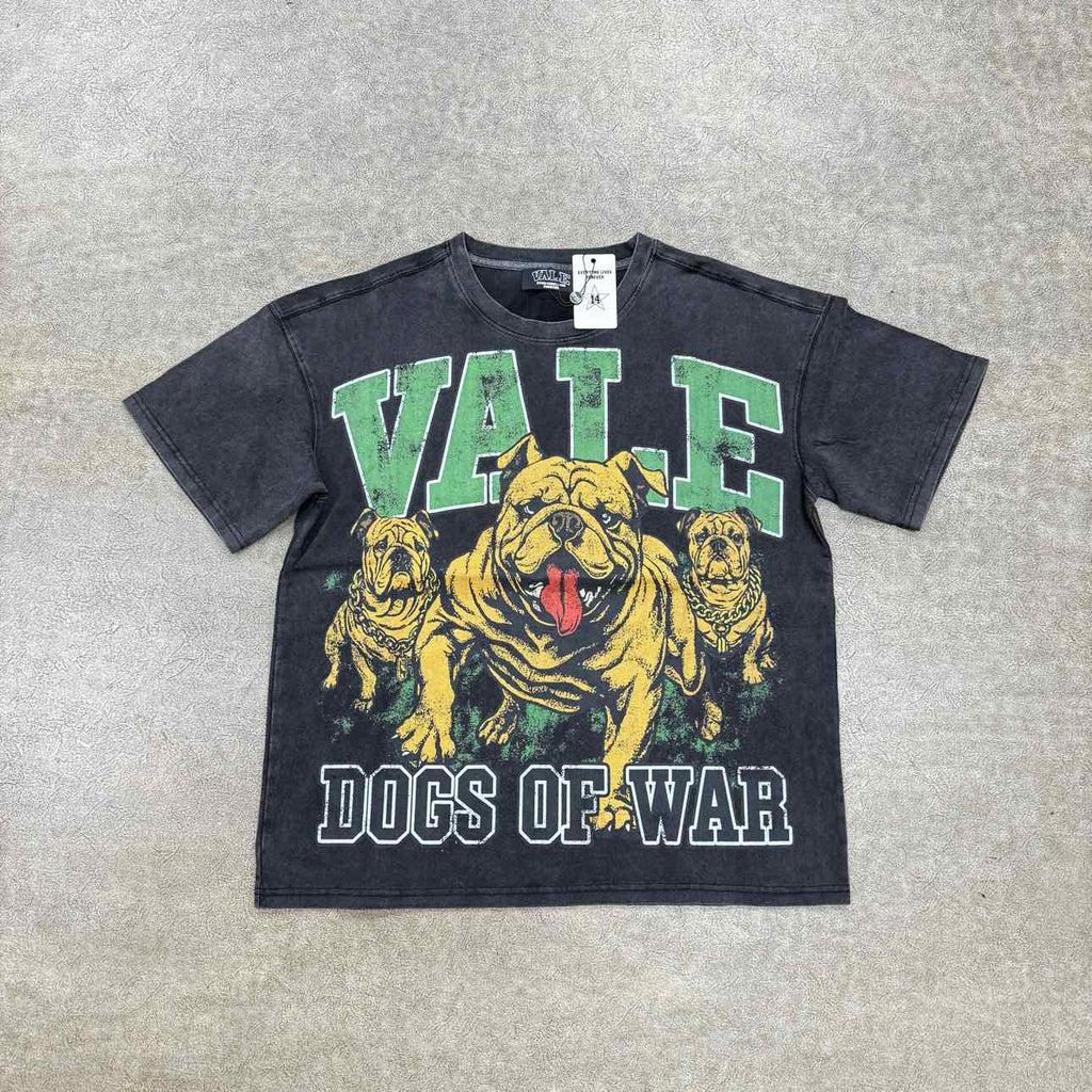 Vale T-Shirt "DOGS OF WAR" Black New Size L