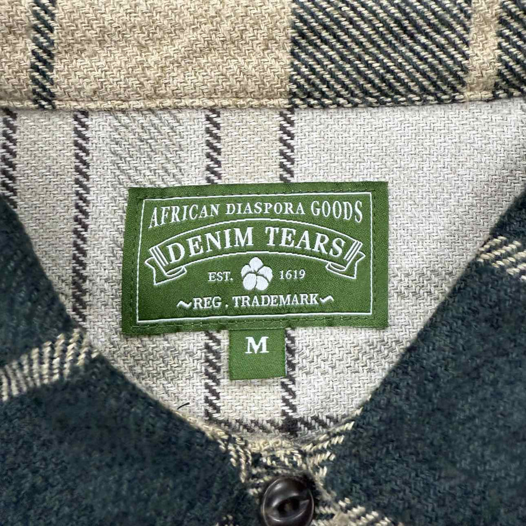 Denim Tears Flannel "PLAID BROWN" Brown Used Size M