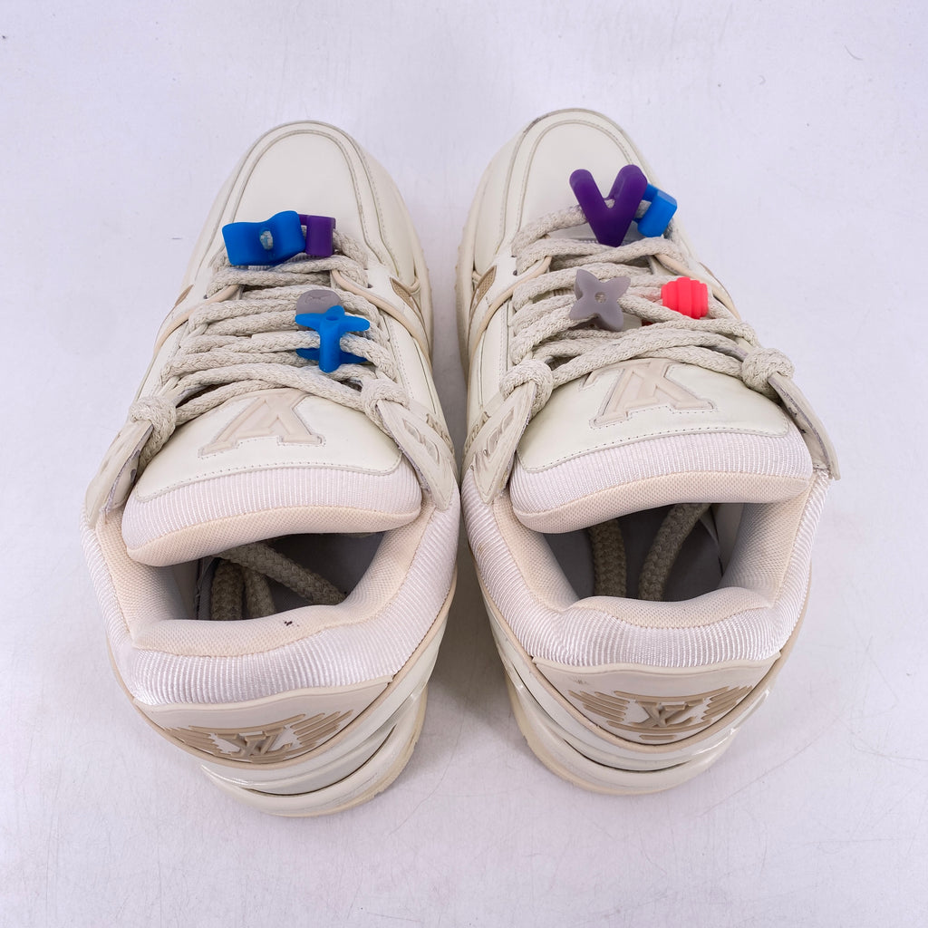 Louis Vuitton Trainer Maxi "WHITE" Used Size 7 LV
