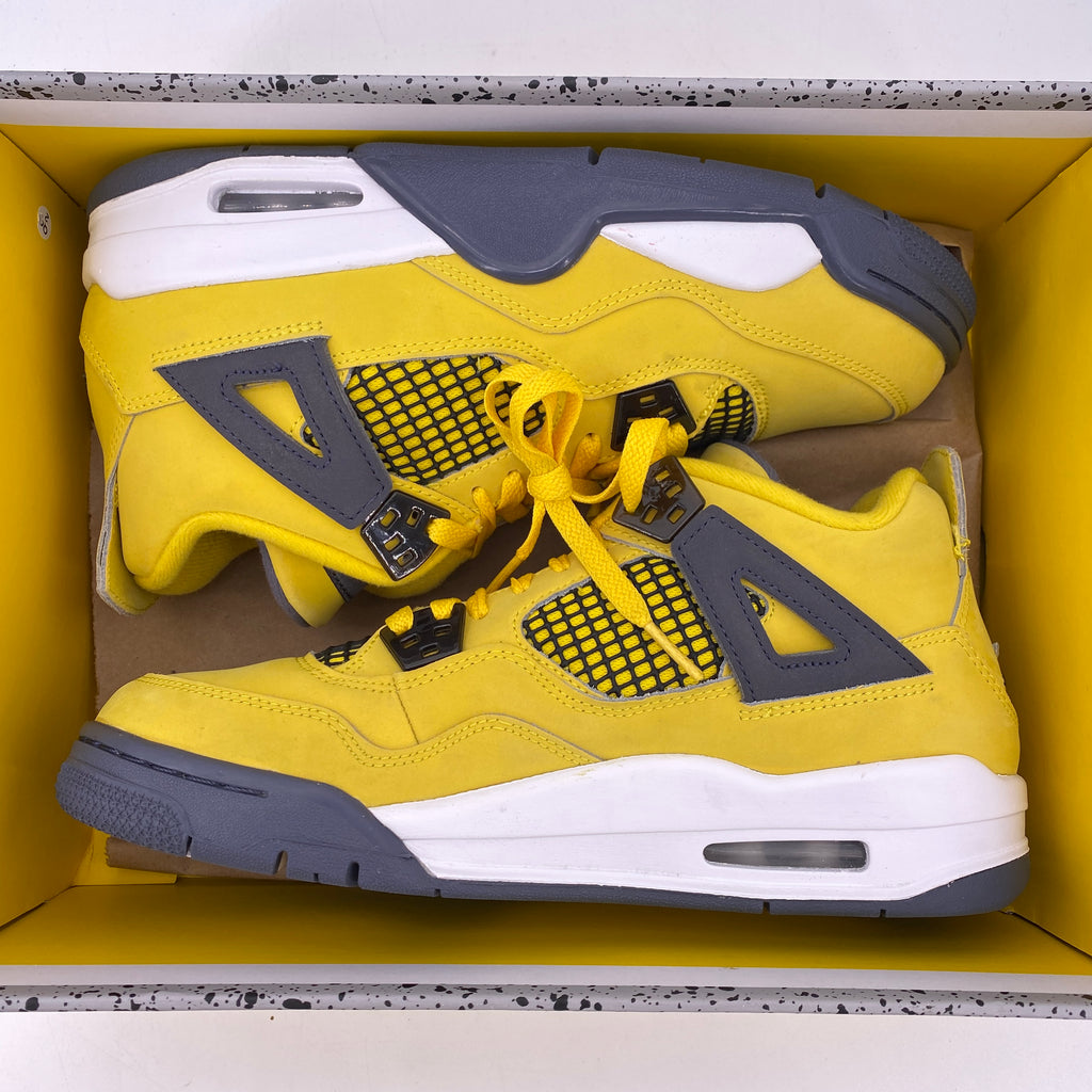 Air Jordan (GS) 4 Retro "Lightning" 2021 Used Size 7Y