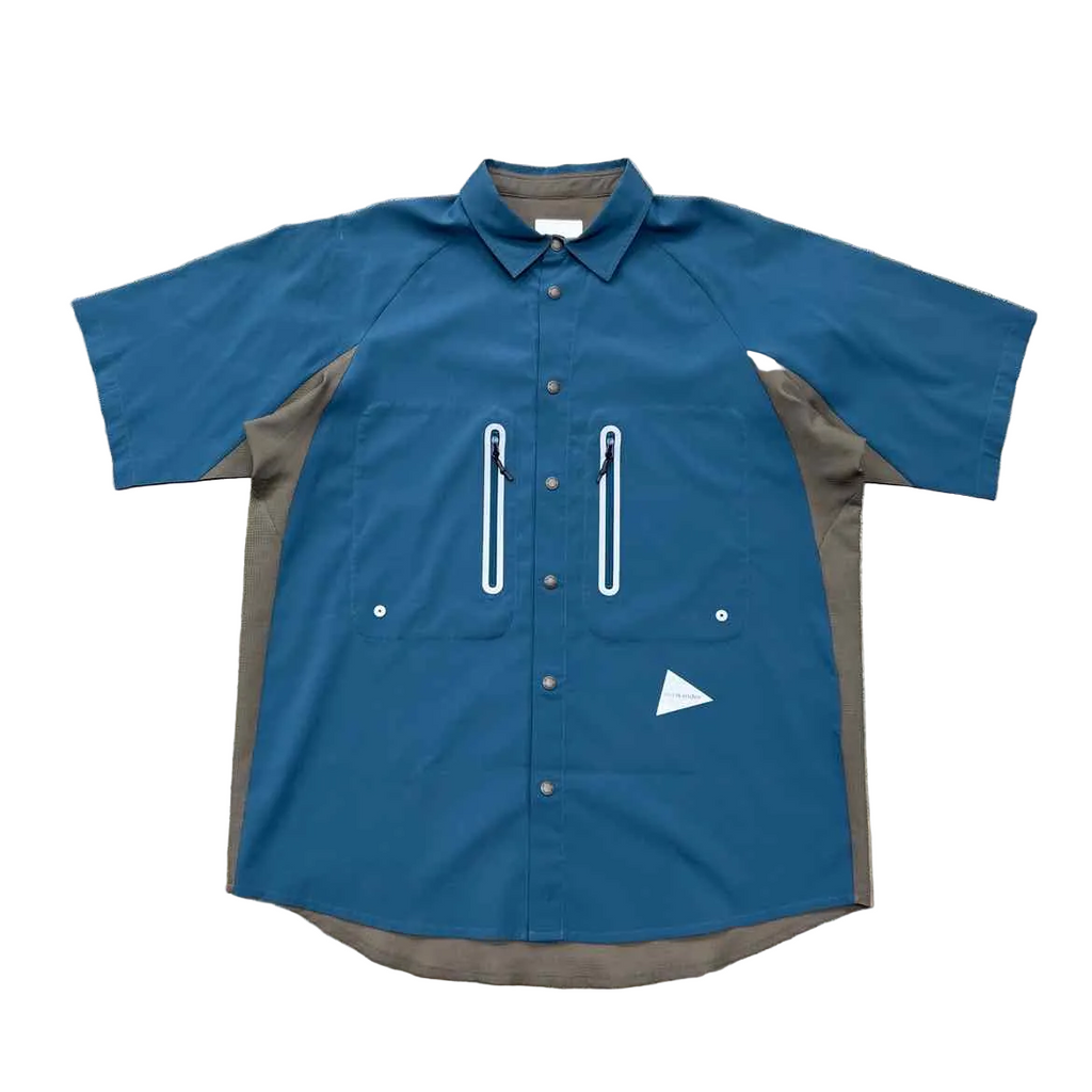 And Wander Zip Up "TECH" Blue Used Size L