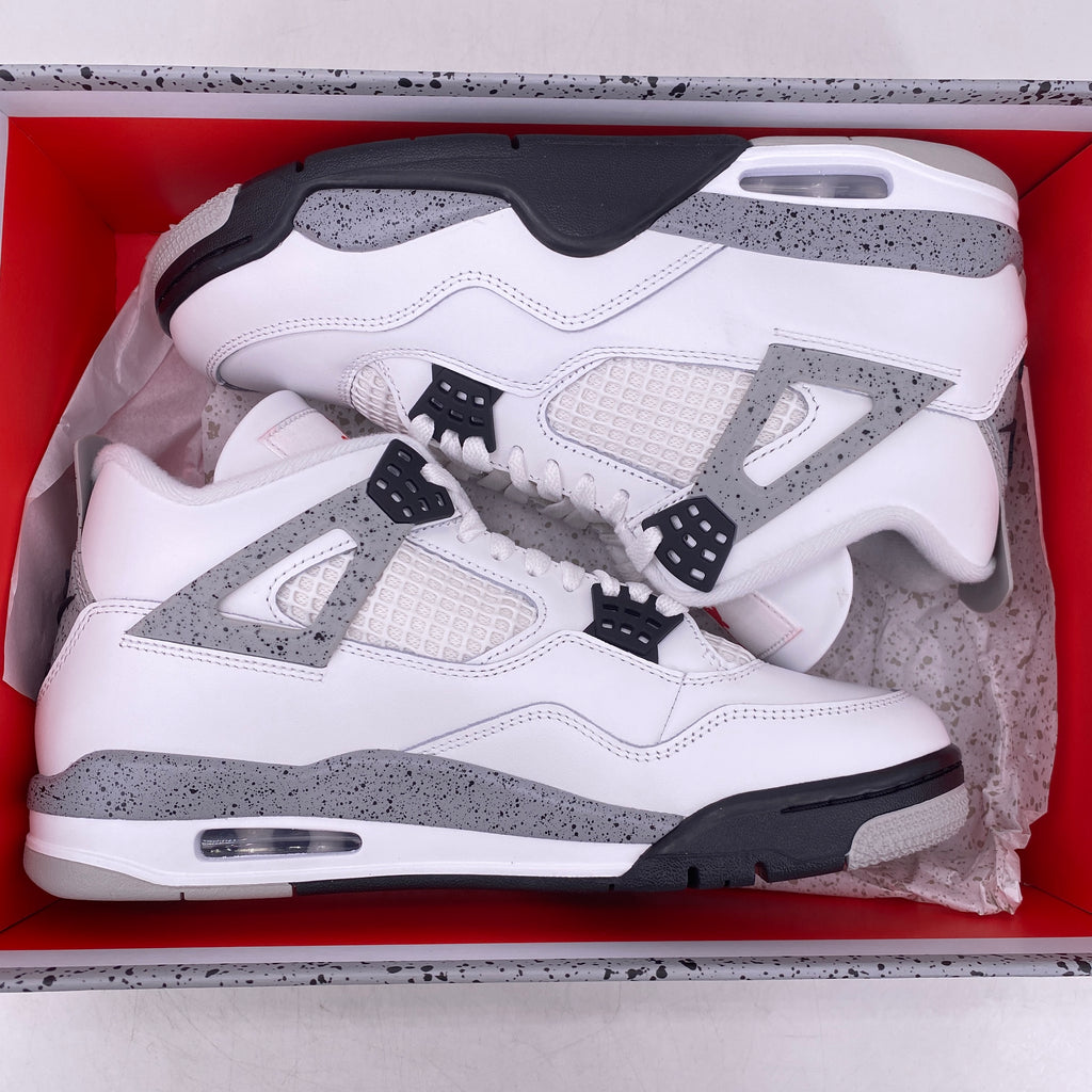 Air Jordan 4 Retro "White Cement" 2025 New Size 8.5