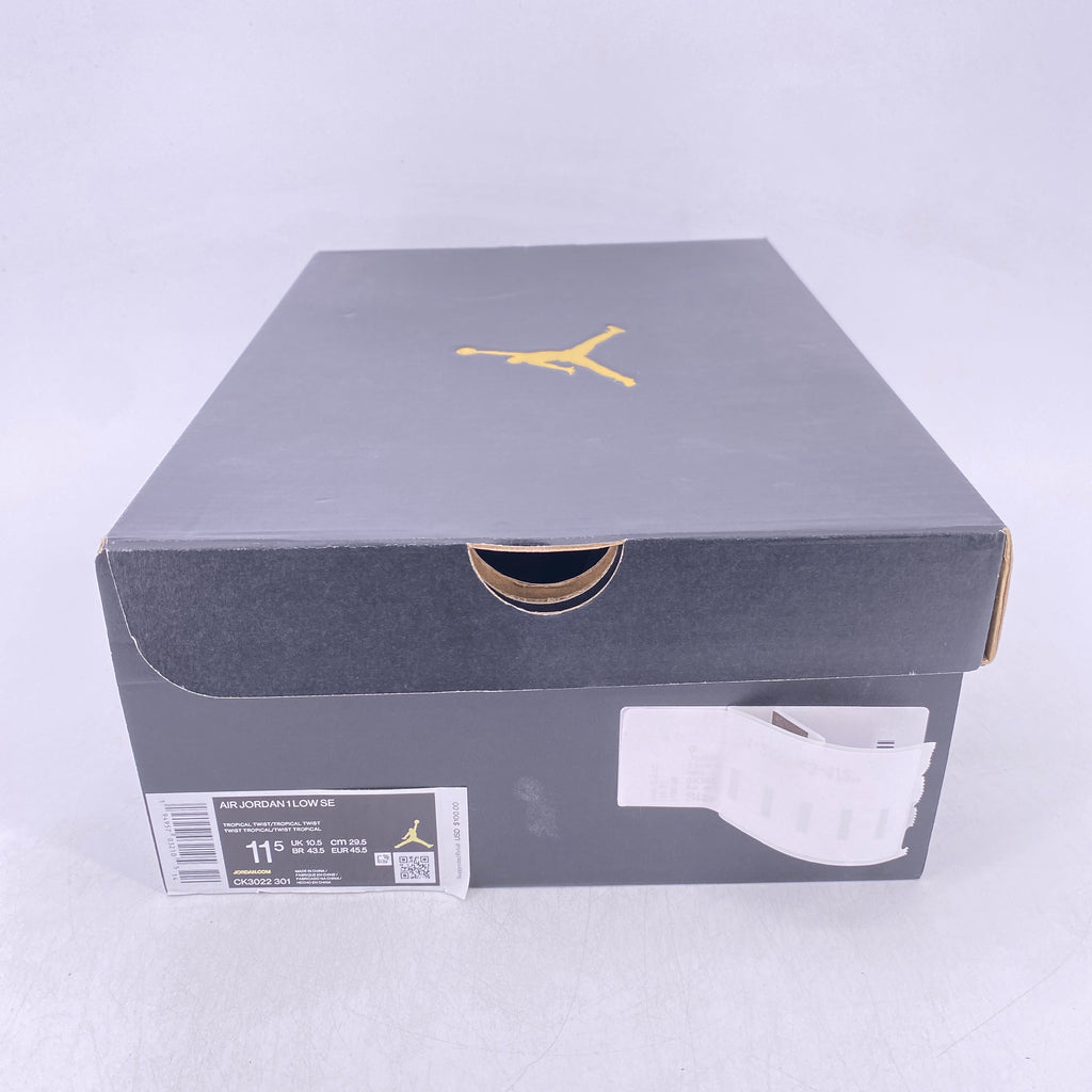 Air Jordan 1 Low SE "Tropical Twist" 2021 New Size 11.5
