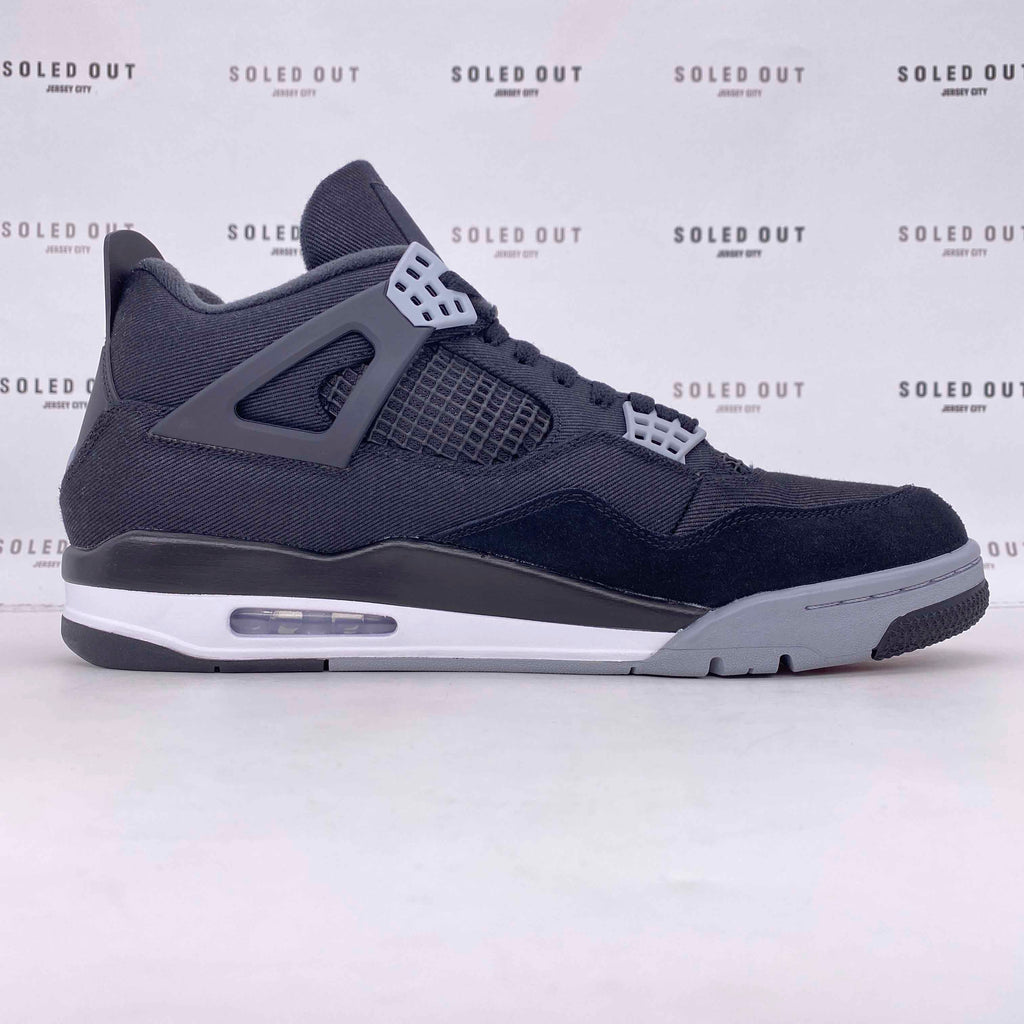 Air Jordan 4 Retro "Black Canvas" 2022 New Size 11