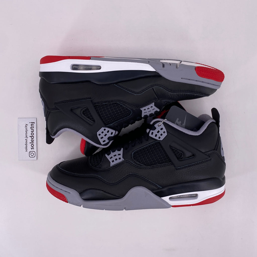 Air Jordan 4 Retro "Bred Reimagined" 2024 New Size 9.5