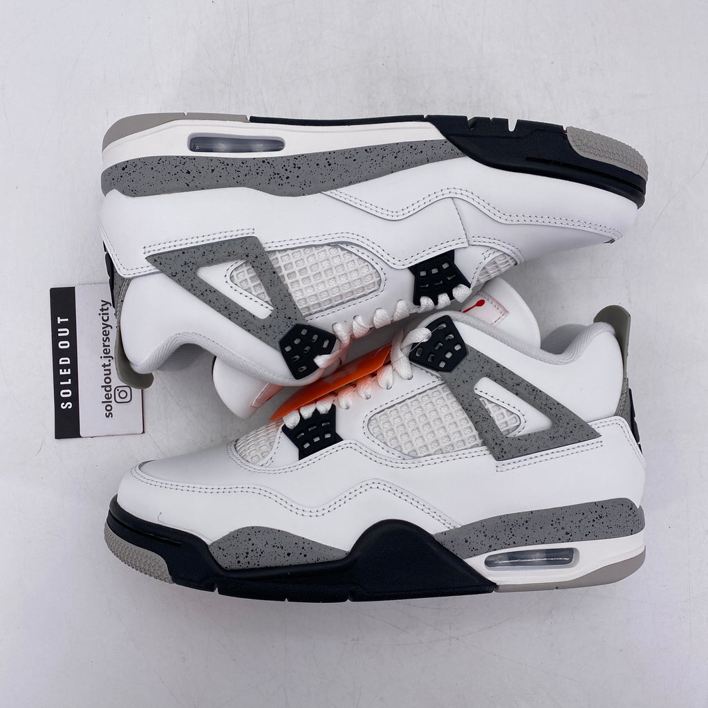 Air Jordan 4 Retro "White Cement" 2025 New Size 8