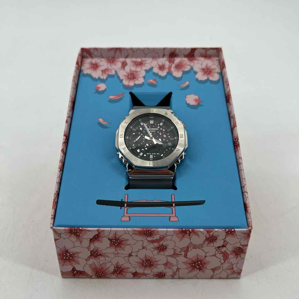 G-Shock Watch "ONE OK ROCK" Used Silver Size OS