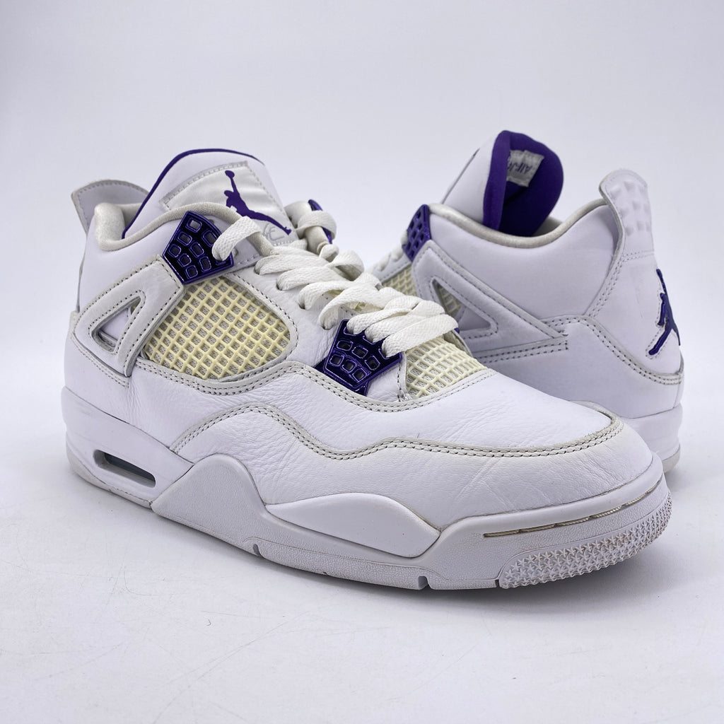 Air Jordan 4 Retro "Metallic Purple" 2020 Used Size 9.5