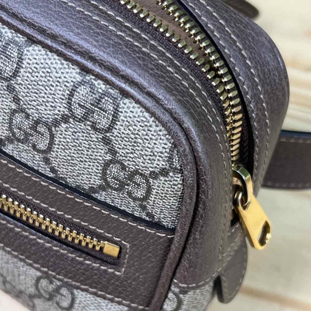 Gucci Belt Bag "OPHIDIA MINI" Used Brown Size OS