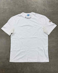 Moncler T-Shirt "NECK LOGO" White Used Size M