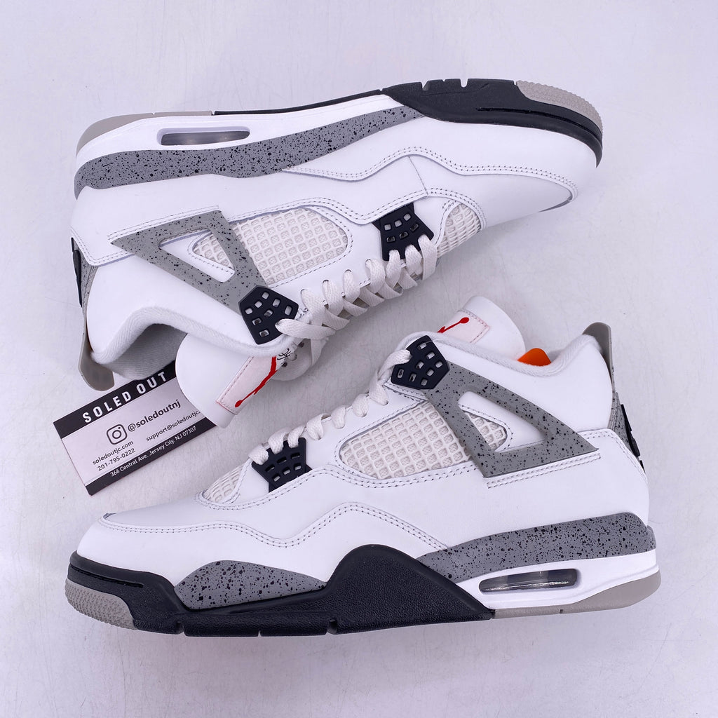 Air Jordan 4 Retro "White Cement" 2025 New Size 10.5