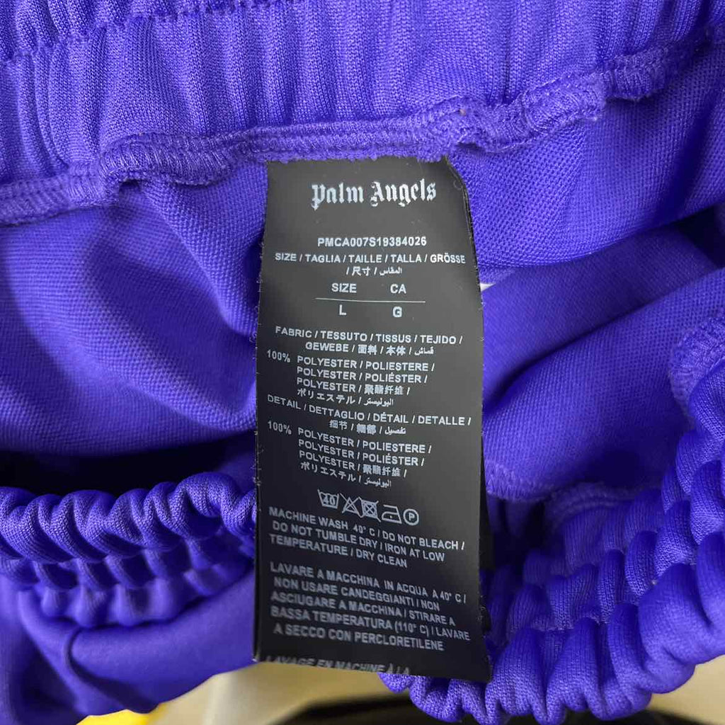 Palm Angels Track Pants Purple Used Size L