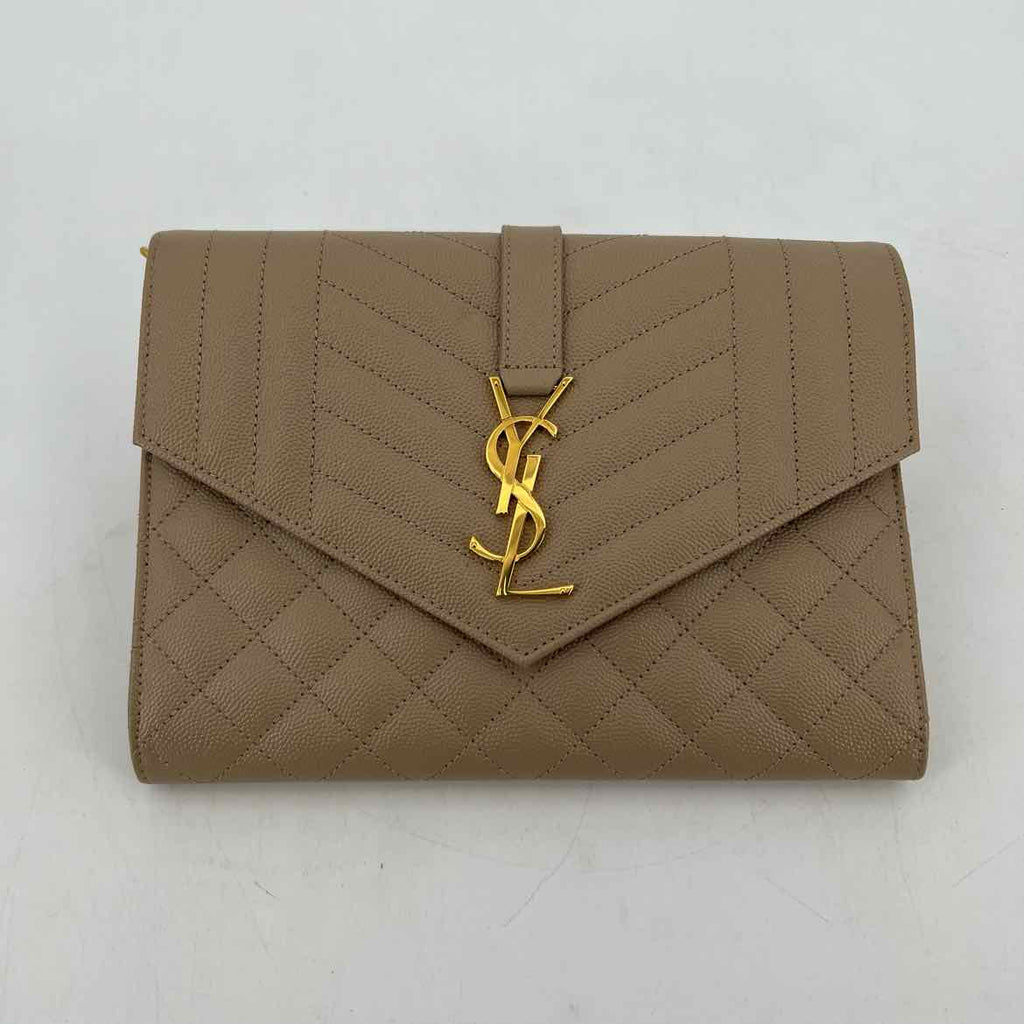 Saint Laurent Bag "QUILTED ENVELOPE FLAP" New Tan