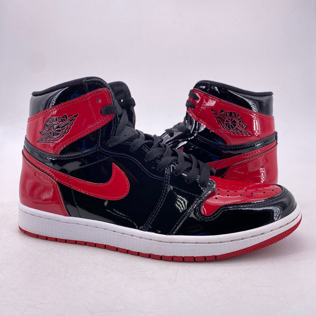 Air Jordan 1 Retro High OG "Patent Bred" 2021 Used Size 9.5