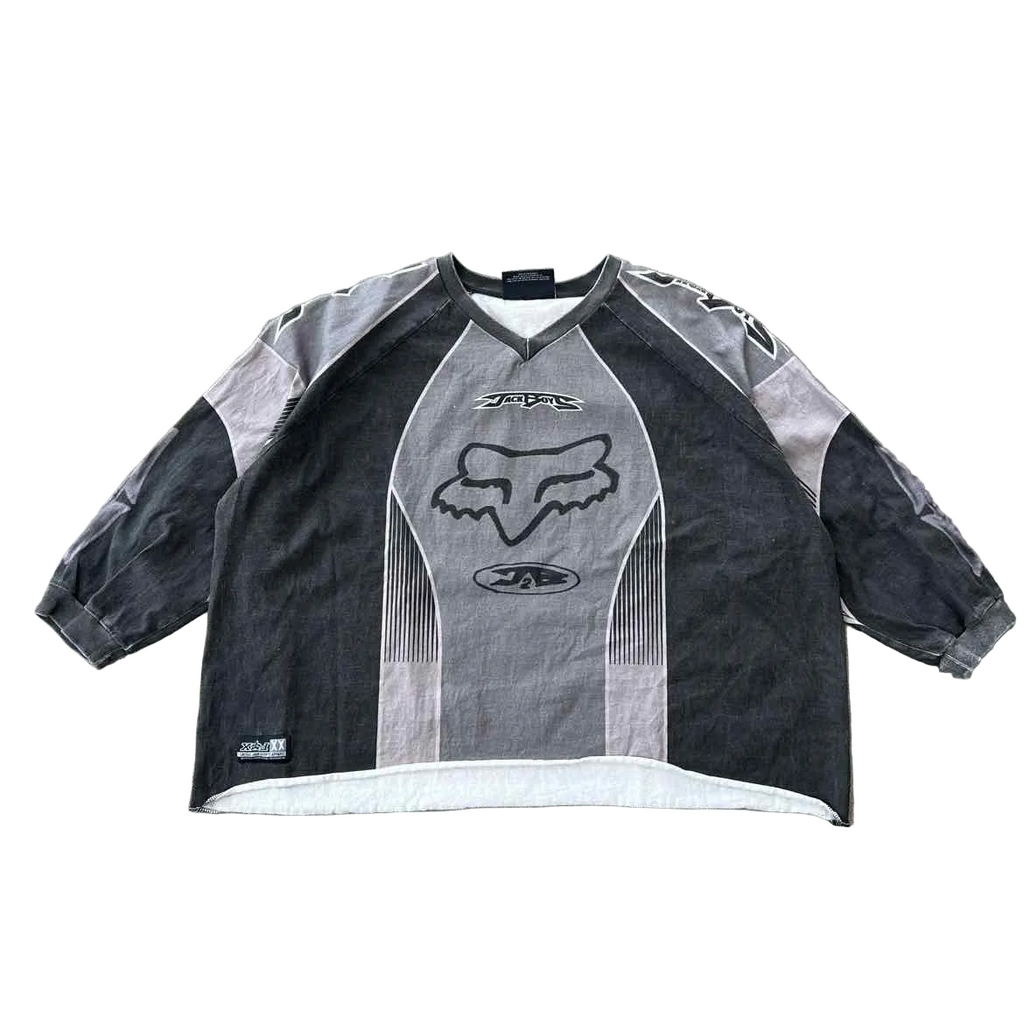 Travis Scott Jersey "JACKBOYS 2 FOX RACING" Black Used Size 2XL