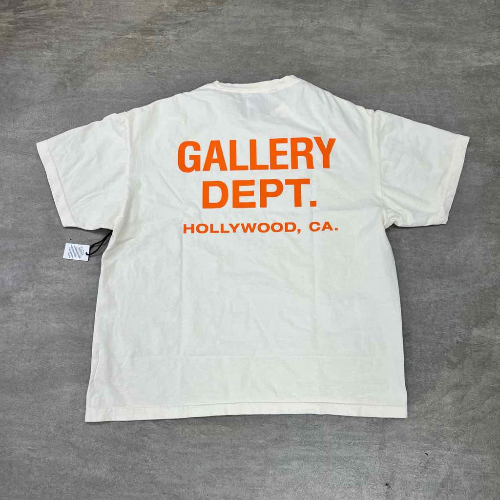 Gallery DEPT. T-Shirt "SOUVENIR" Cream New Size M