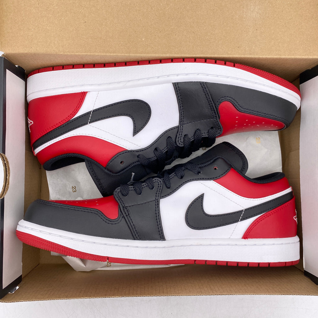 Air Jordan 1 Low "Bred Toe" 2021 New Size 10.5