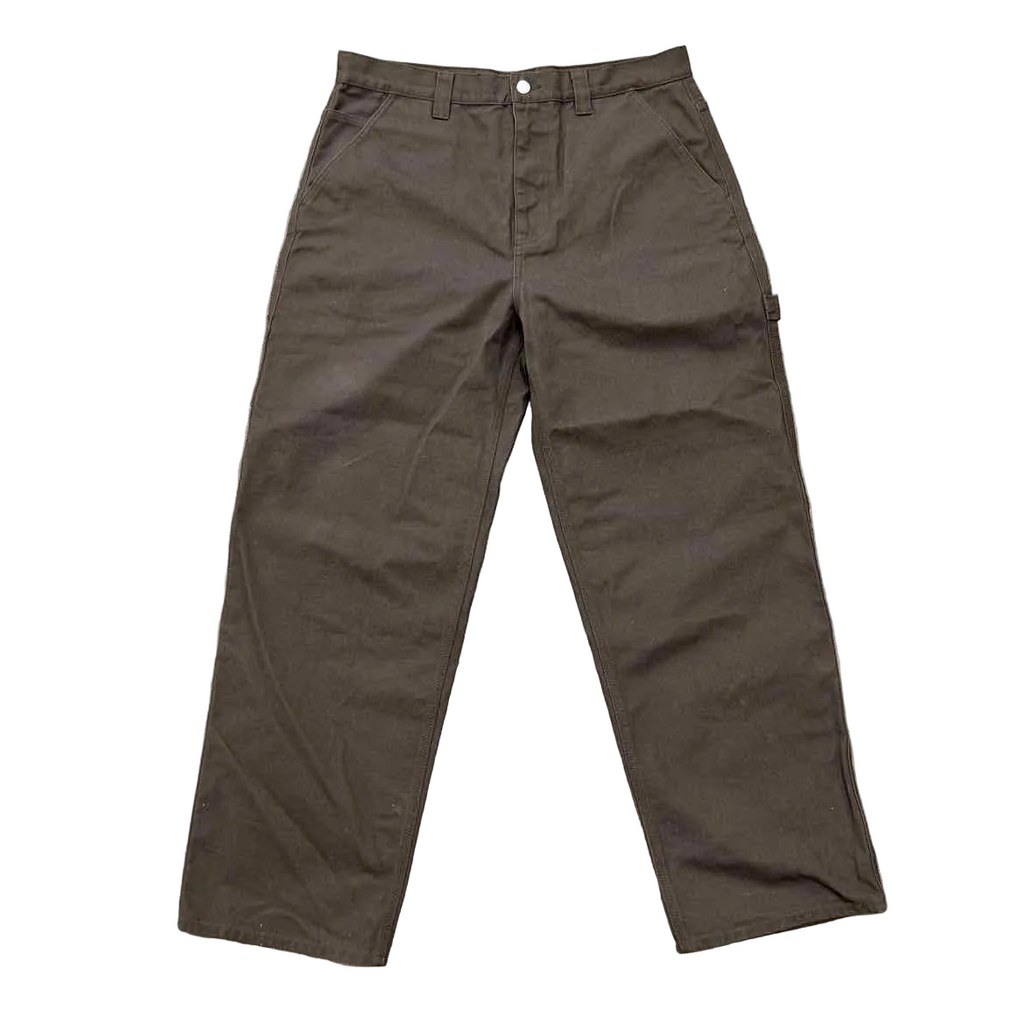 Stussy Pants "WORKGEAR" Brown Used Size 34 Stussy