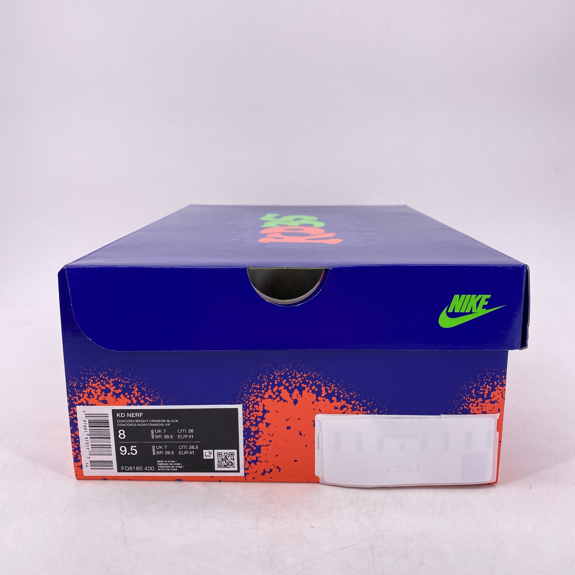 Nike KD 4 &quot;Nerf&quot; 2024 New Size 8