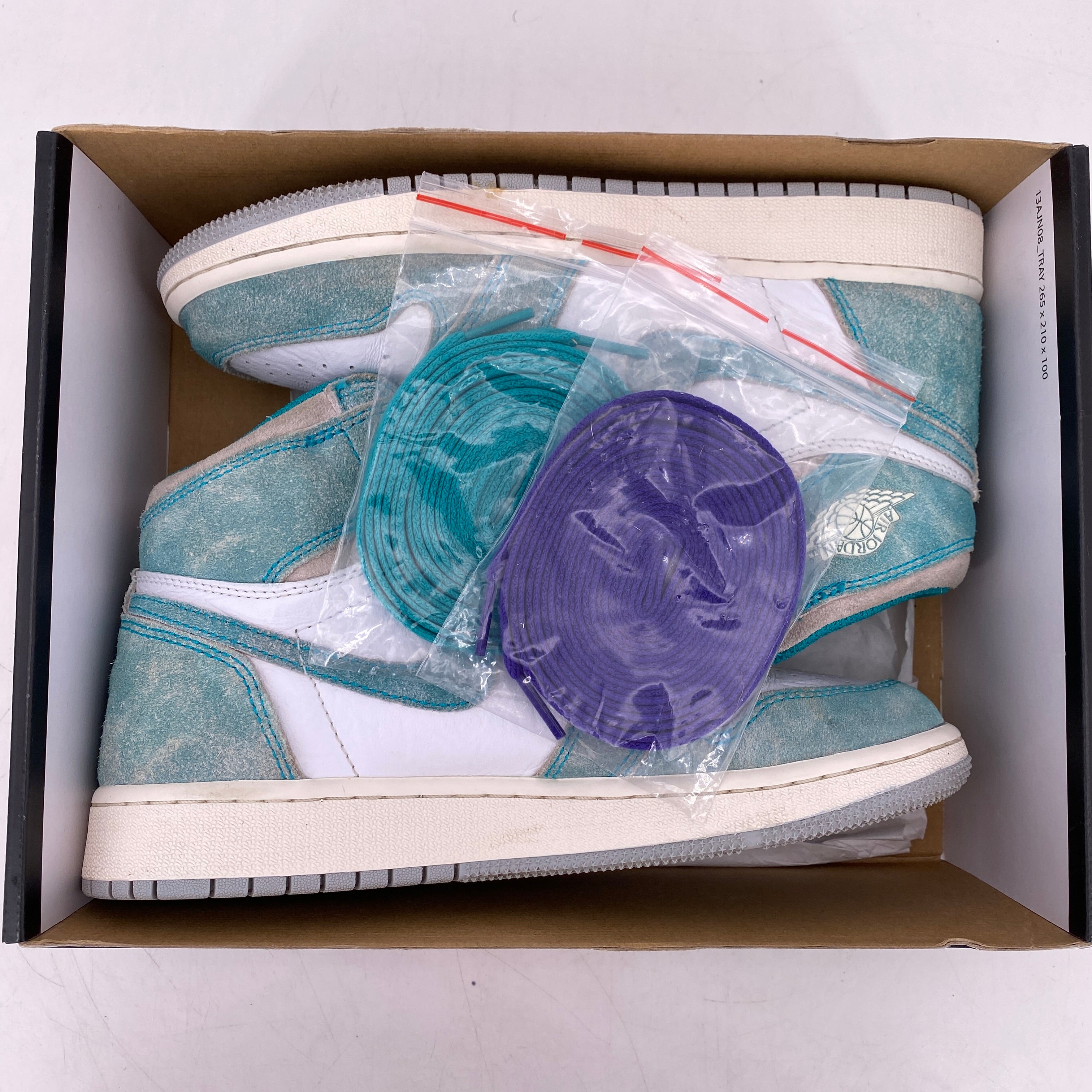 Air Jordan (GS) 1 Retro High OG &quot;Turbo Green&quot; 2019 Used Size 5Y