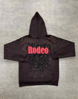 Travis Scott Hoodie "SP5DER DAYS BEFORE RODEO" Brown New Size L