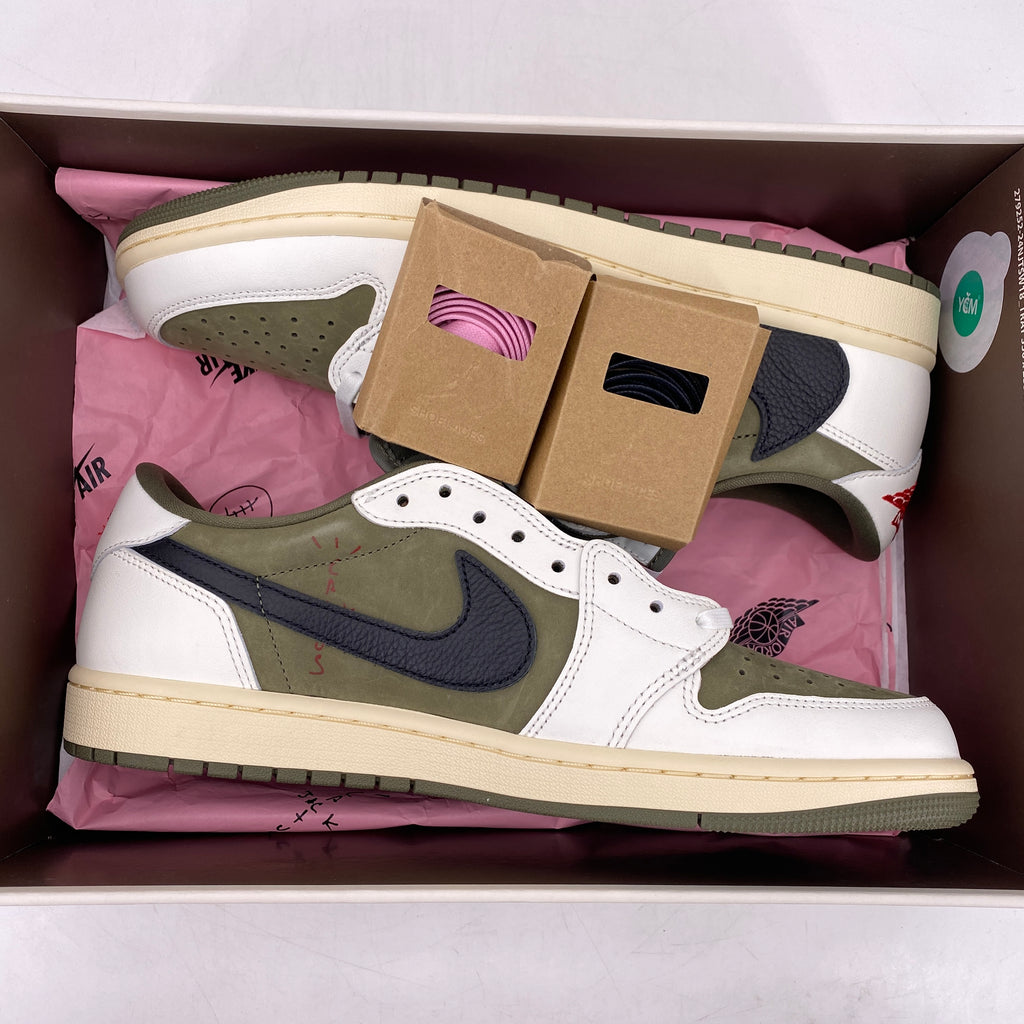 Air Jordan 1 Low OG SP "Travis Scott Medium Olive" 2024 New Size 11