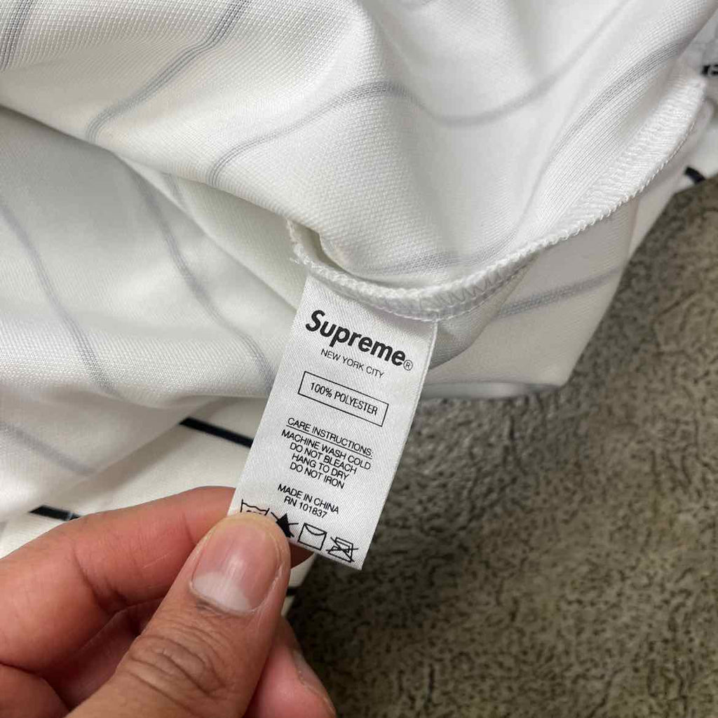 Supreme Jersey "VERTICAL LOGO" Navy Used Size L