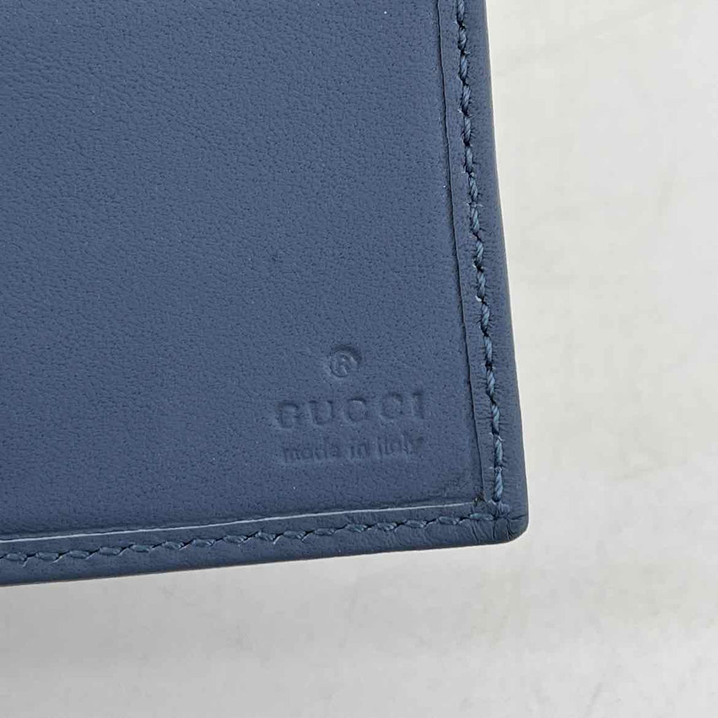 Gucci Wallet "BLUE" Used Blue Wallets