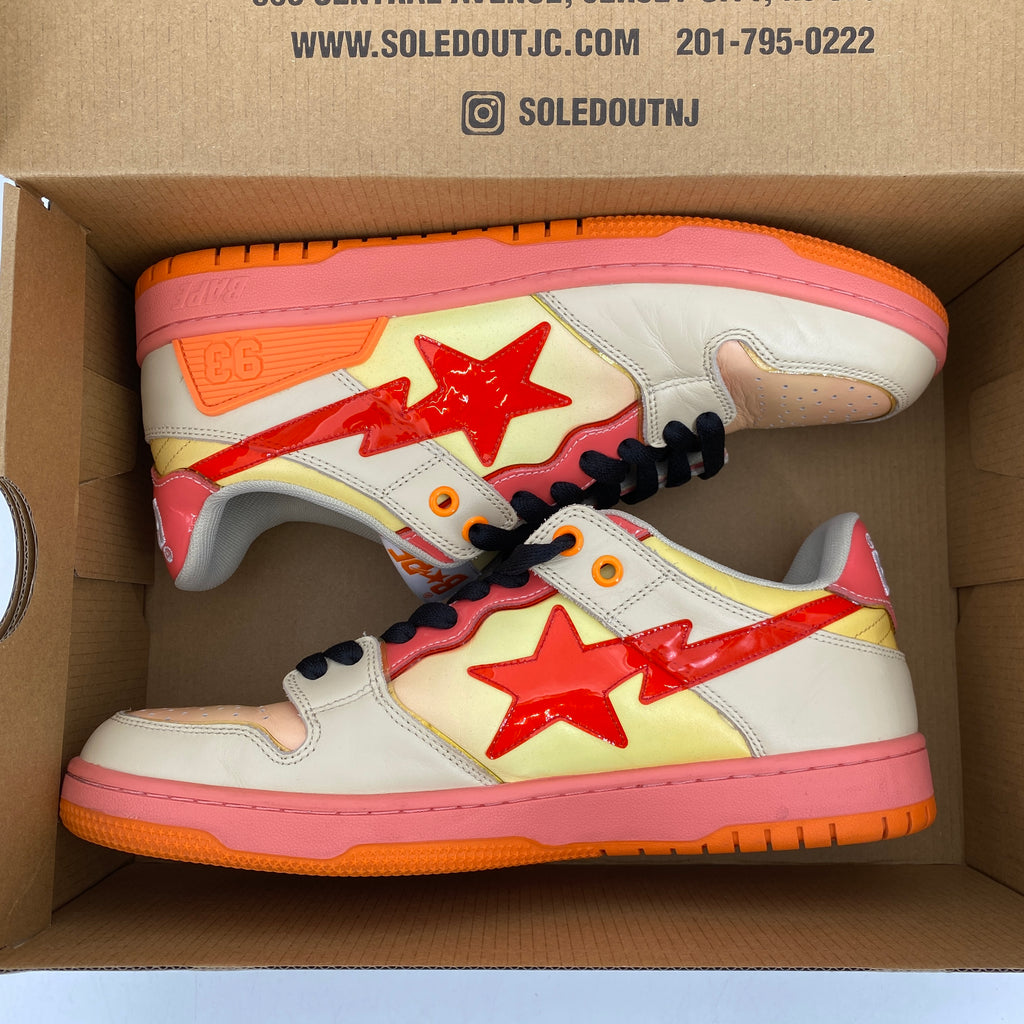 Bape Sk8 Sta "Orange"  Used Size 10