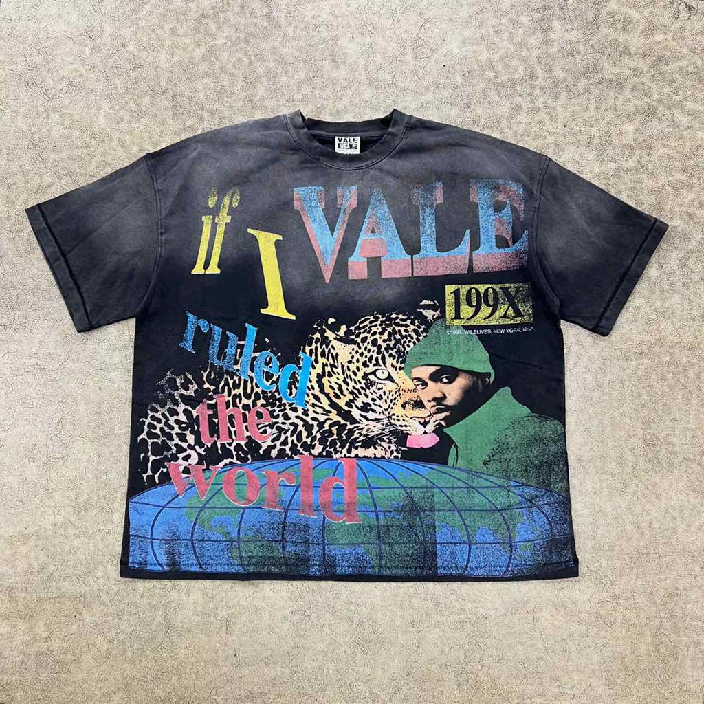 Vale T-Shirt "FOREVER DA RULER" Black New Size 2XL