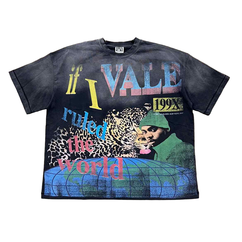 Vale T-Shirt "FOREVER DA RULER" Black New Size 2XL