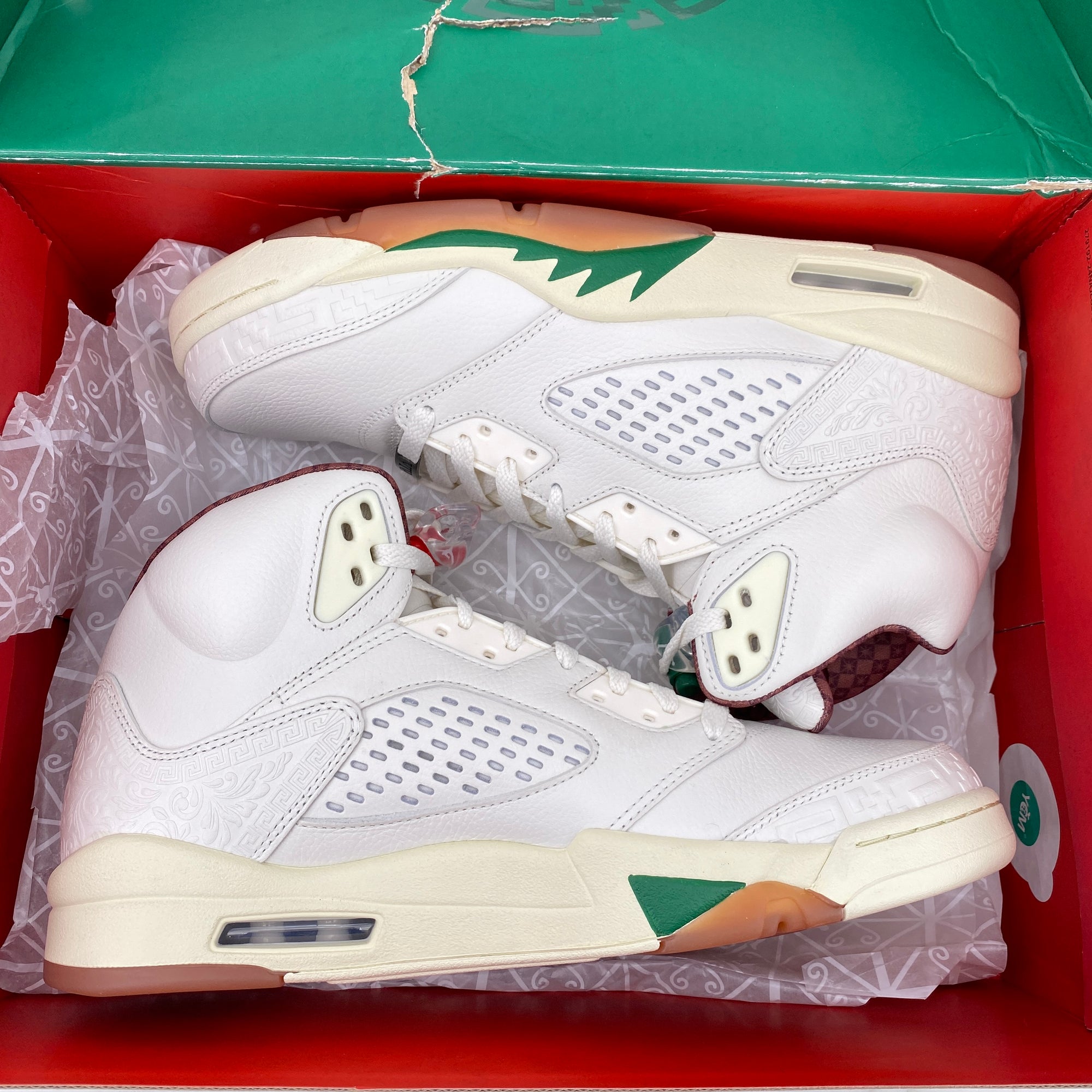 Air Jordan 5 Retro &quot;El Grito Sail&quot; 2024 New Size 11.5