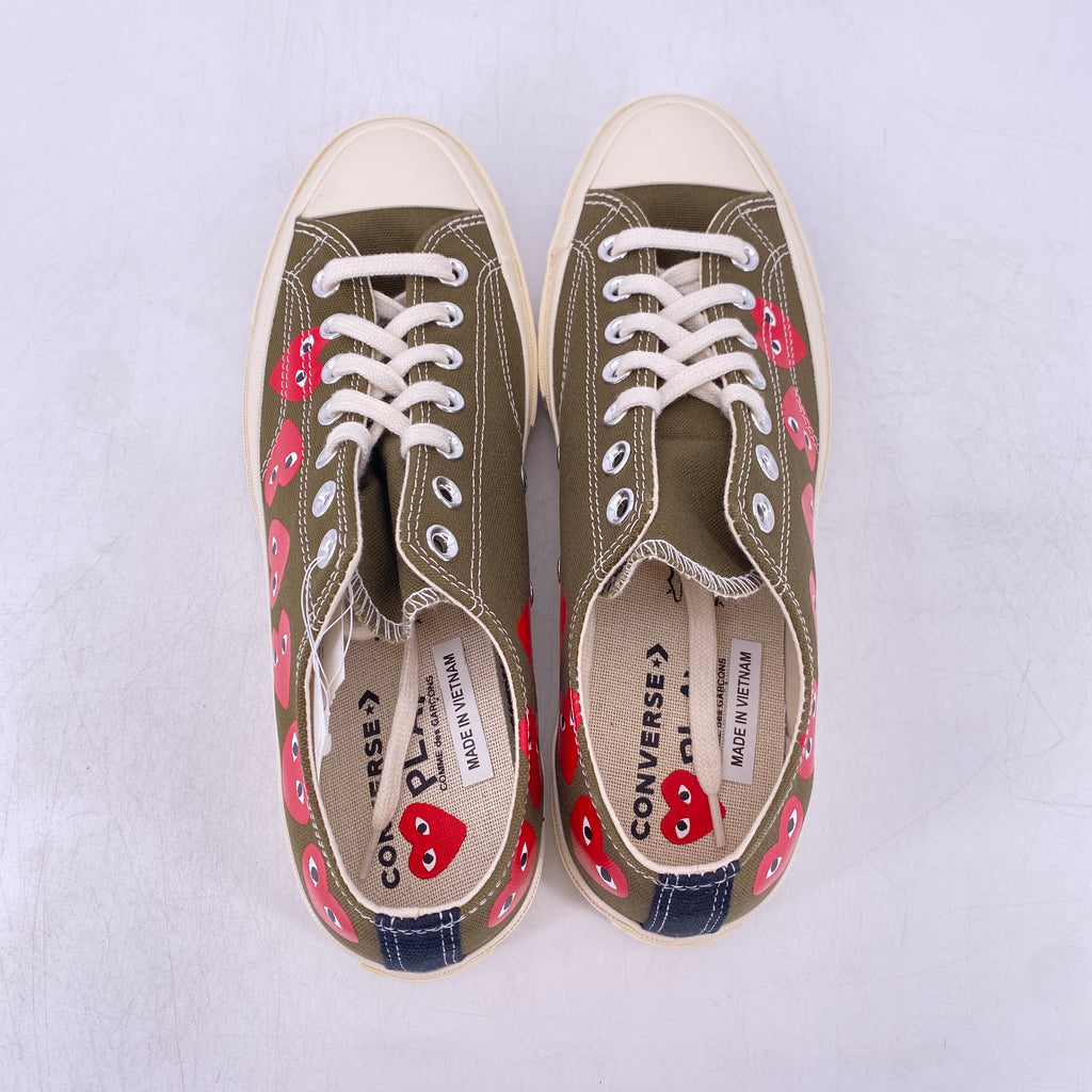 Converse All Star 70 Ox "Cdg Heart Green"  New Size 9