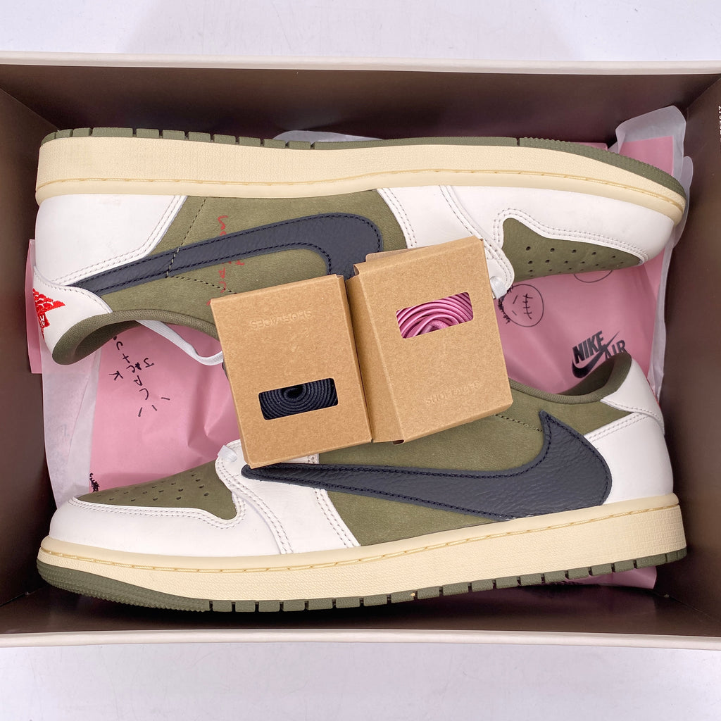 Air Jordan 1 Low OG SP "Travis Scott Medium Olive" 2024 New Size 13