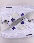 Air Jordan 4 Retro "Metallic Purple" 2020 New Size 10.5