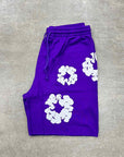 Denim Tears Shorts "COTTON WREATH" Purple New Size XL