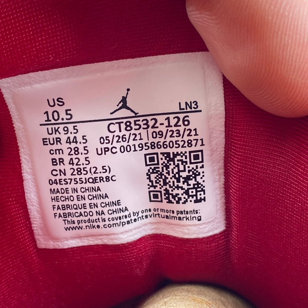 Air Jordan 3 Retro "Cardinal Red" 2022 New Size 10.5