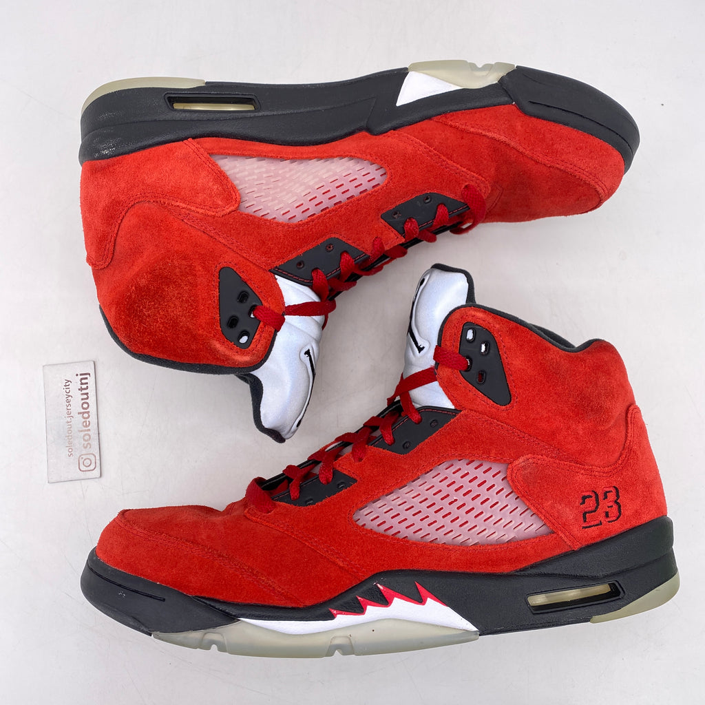 Air Jordan 5 Retro "Raging Bull Red Suede" 2021 Used Size 13