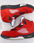 Air Jordan 5 Retro "Raging Bull Red Suede" 2021 Used Size 13