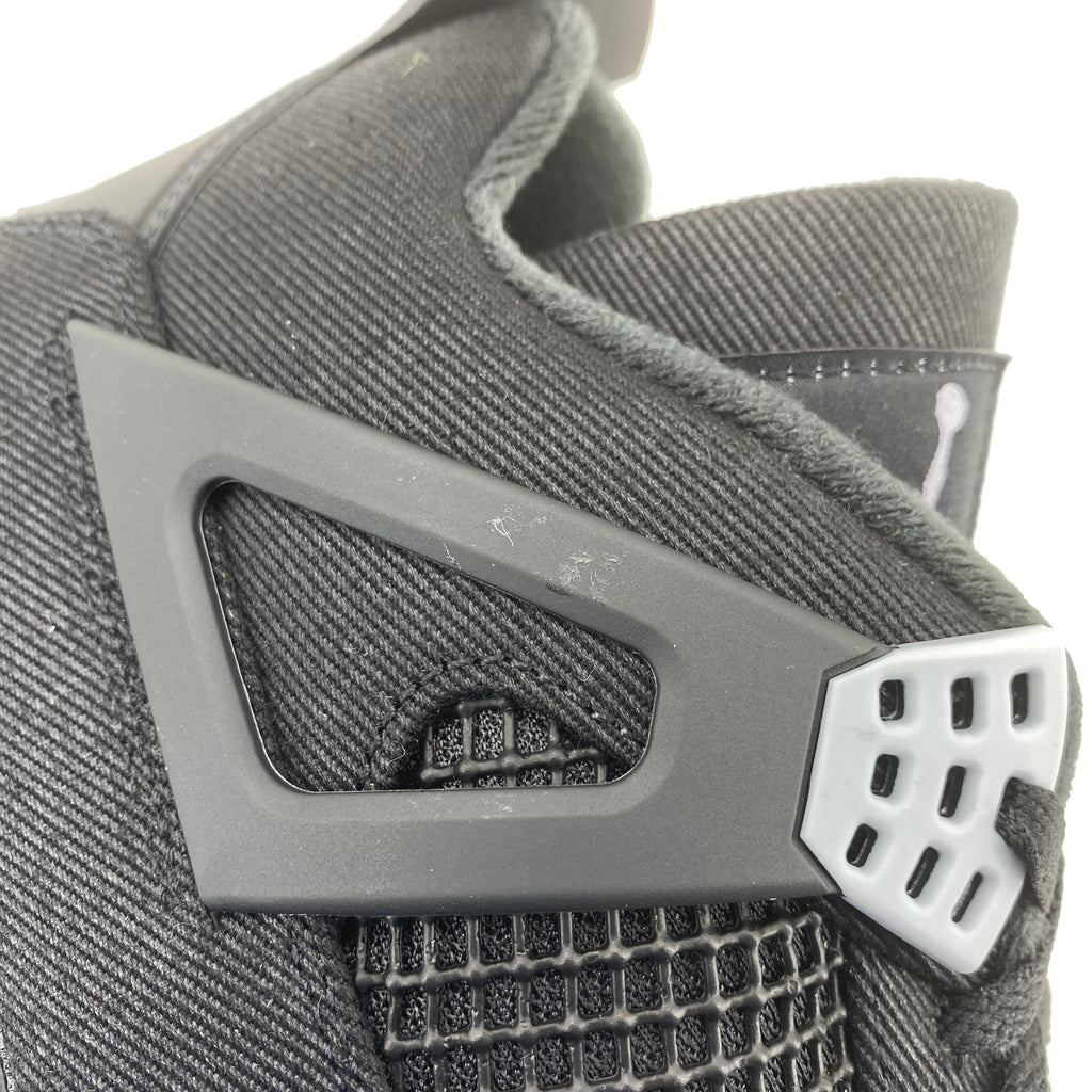 Air Jordan 4 Retro "Black Canvas" 2022 New Size 12