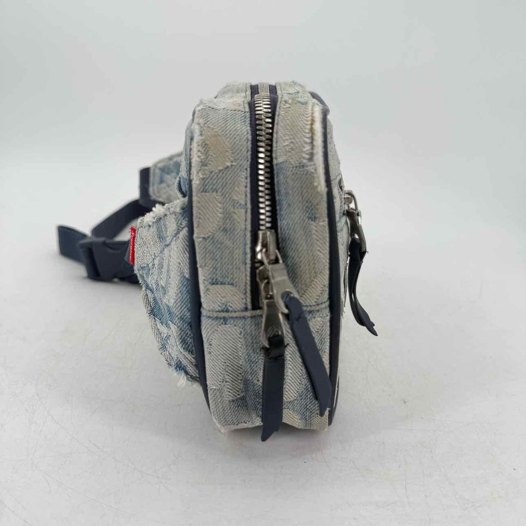 Supreme Waist Bag "JACQUARD" 2022 Used Blue