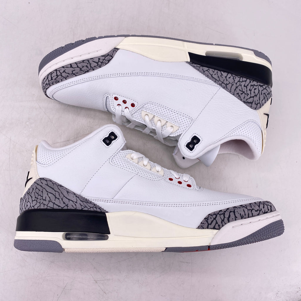 Air Jordan 3 Retro "White Cement" 2023 New Size 12.5