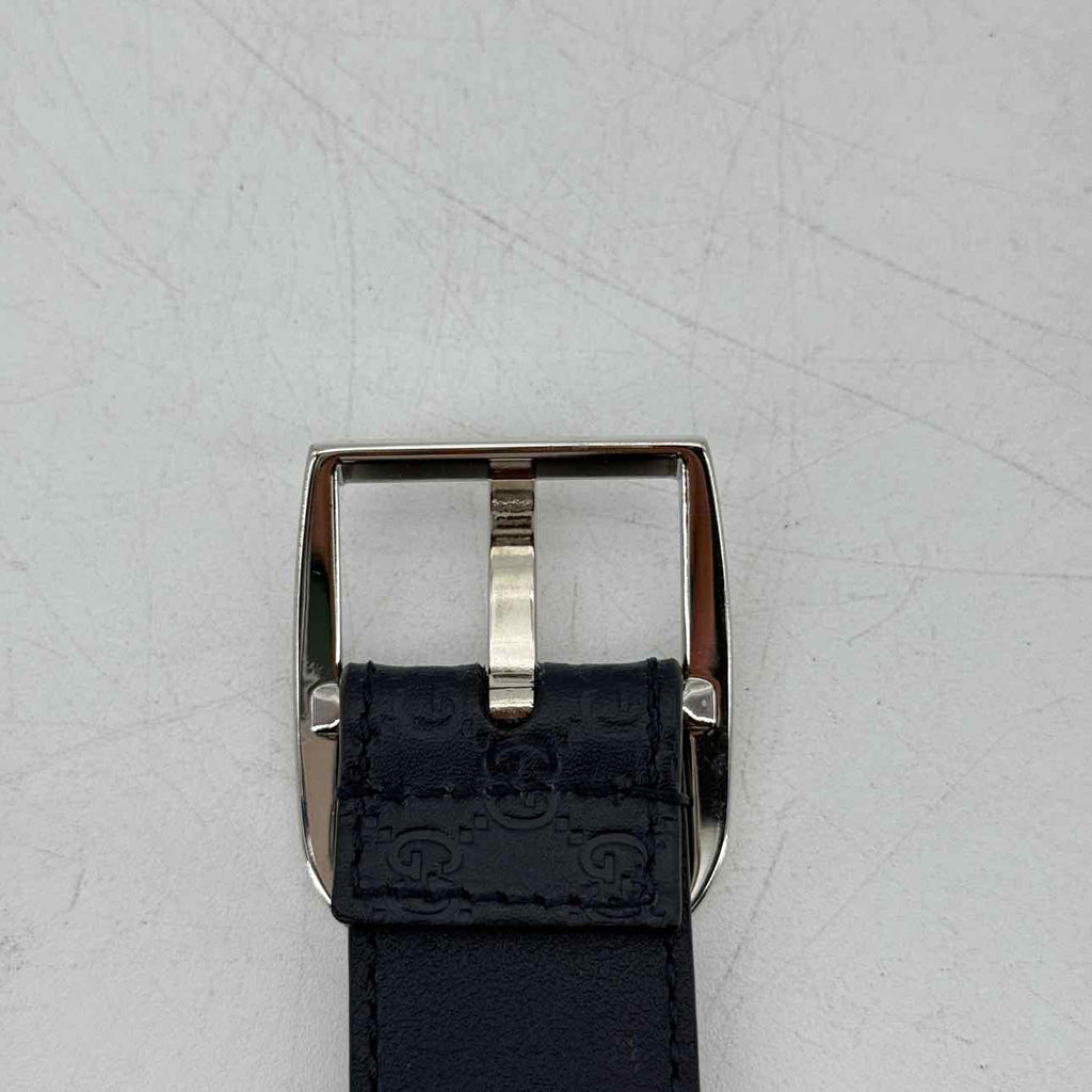Gucci Belt "MICROGUCCISSIMA" New Blue Size 85