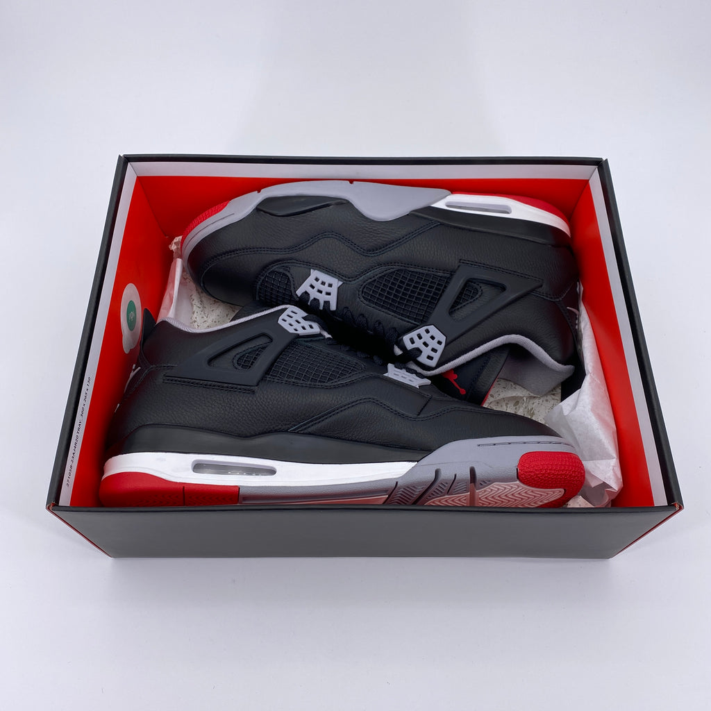 Air Jordan 4 Retro "Bred Reimagined" 2023 New Size 13