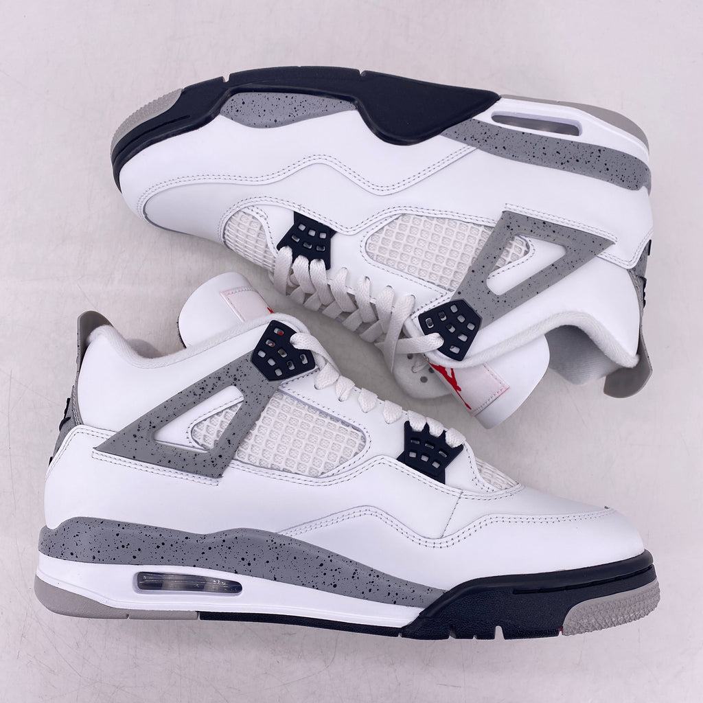 Air Jordan 4 Retro "White Cement" 2025 New Size 10