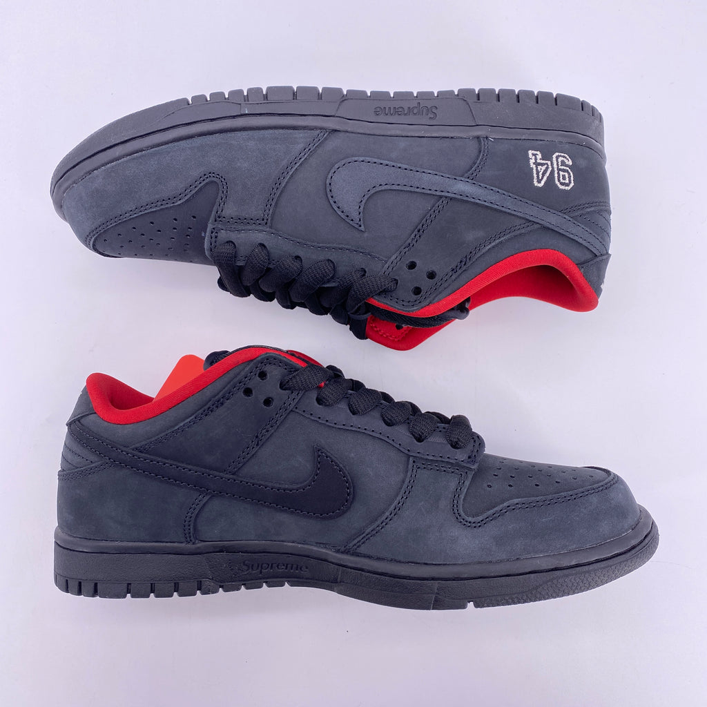Nike SB Dunk Low "Supreme 94 Black" 2025 New Size 8
