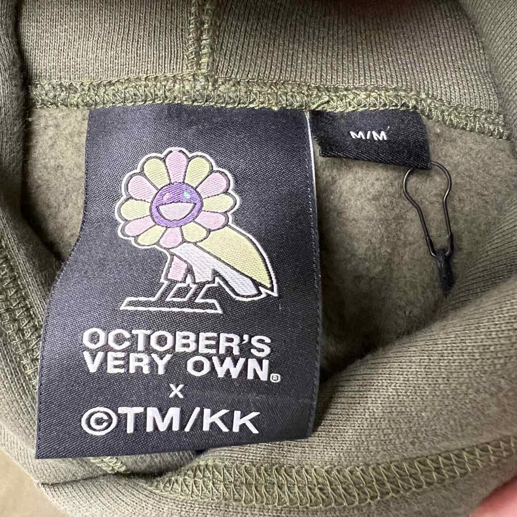 OVO Hoodie "SURPLUS FLOWER" Olive New Size M