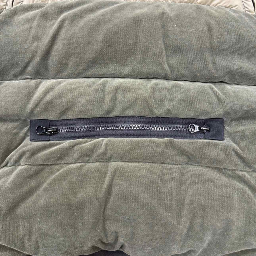 Stone Island Half Zip Pullover "PATCH" Olive Used Size M