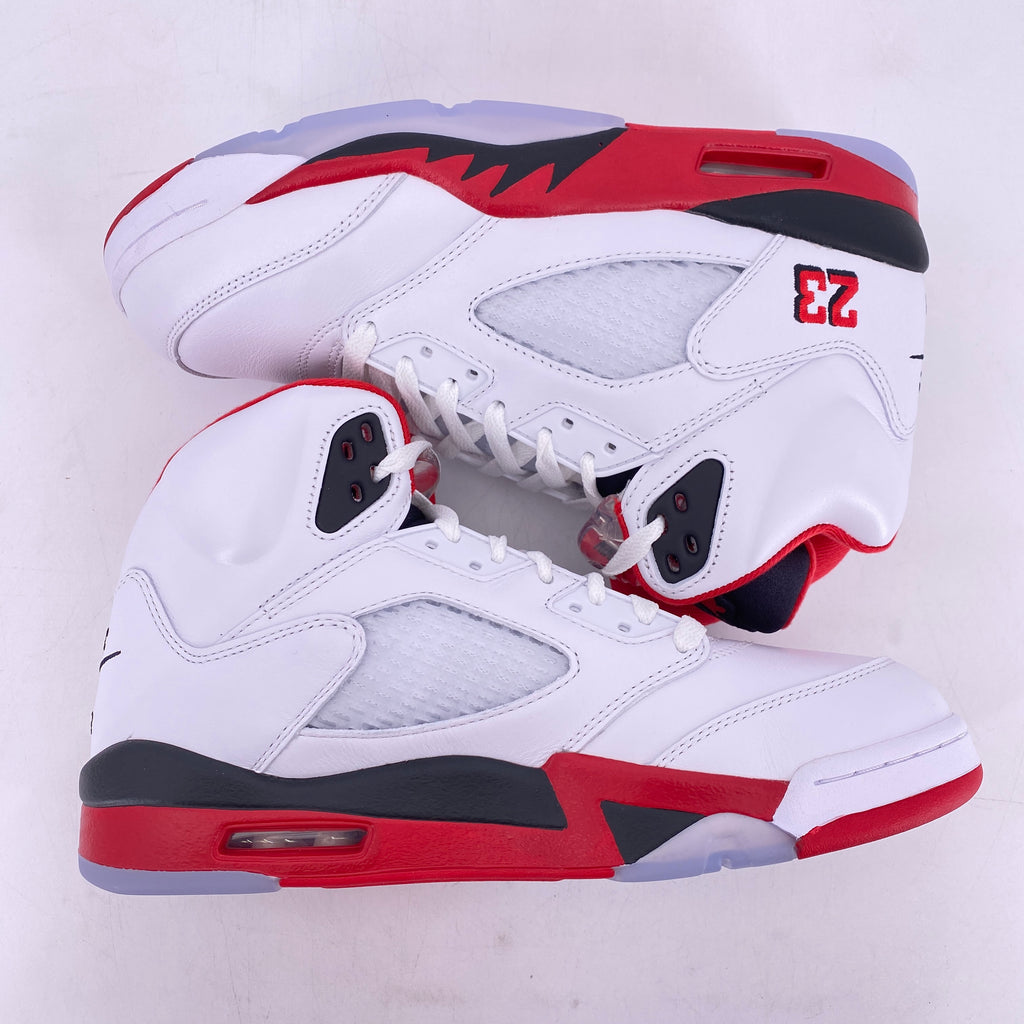 Air Jordan 5 Retro "Fire Red Black Tongue" 2025 New Size 9